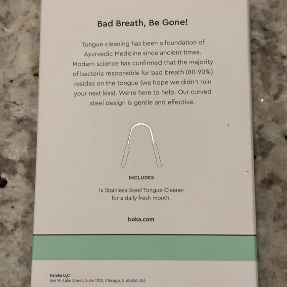 Boka Stainless Steel Tongue Cleaner - Picture 2 of 6